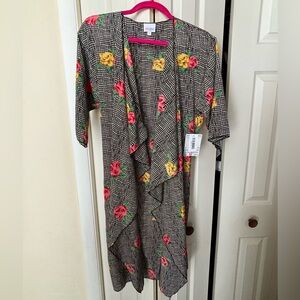 NWT Lularoe Shirley kimono cover up jacket, size small
